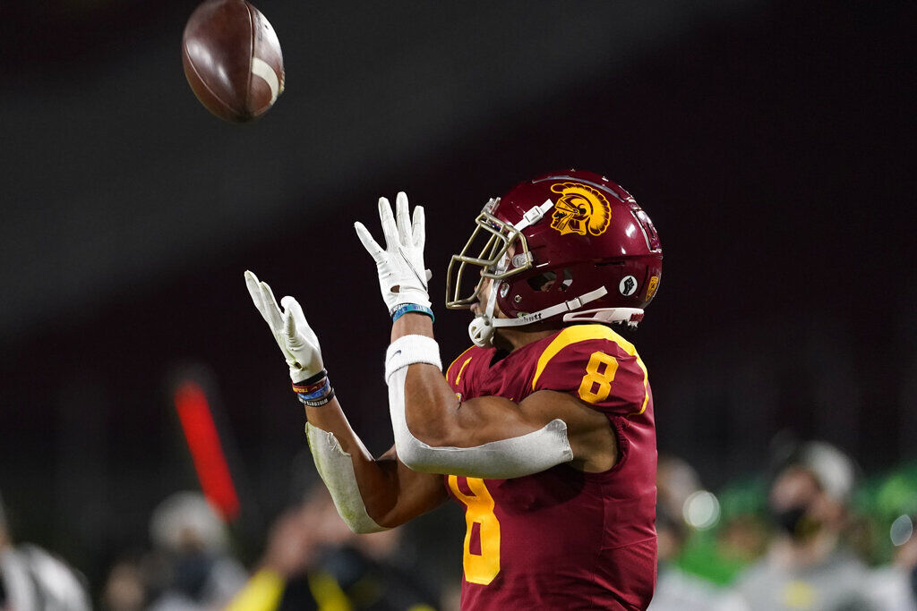 BONUS. Amon-Ra St. Brown (Jr., USC, 5-11, 197)